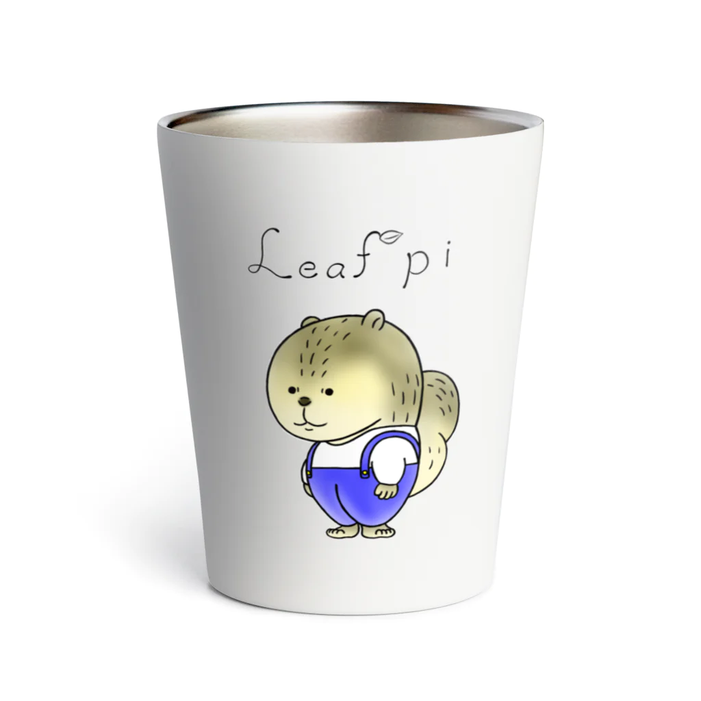 LeafpiのLeafpi's ロゴ Thermo Tumbler