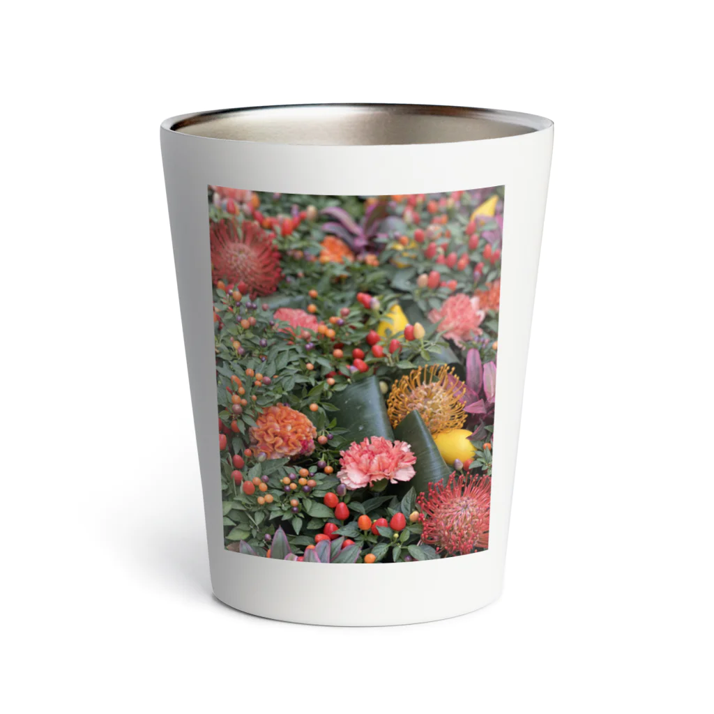 sunshine placeのflower  Thermo Tumbler