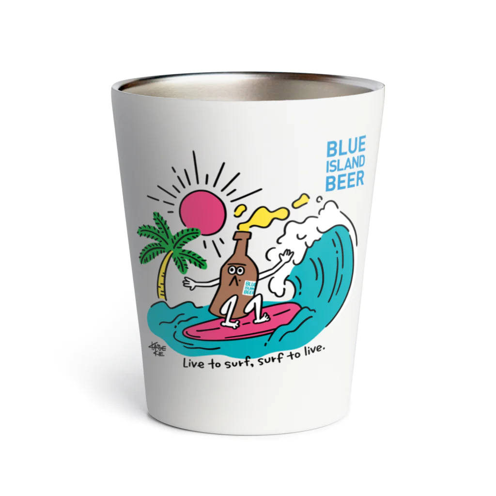 BLUE ISLAND BEER グッズストアのBLUE ISLAND SURFER Thermo Tumbler