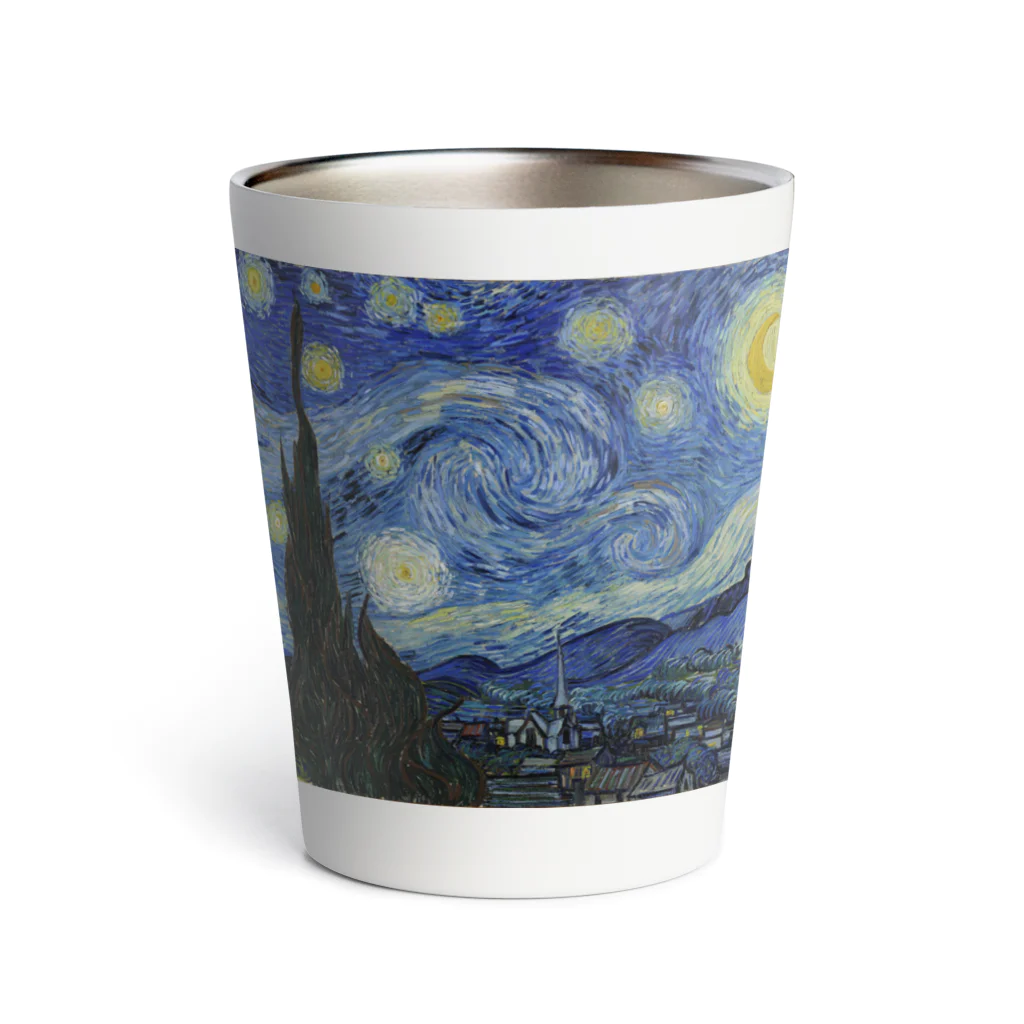 世界美術商店の星月夜 / The Starry Night Thermo Tumbler