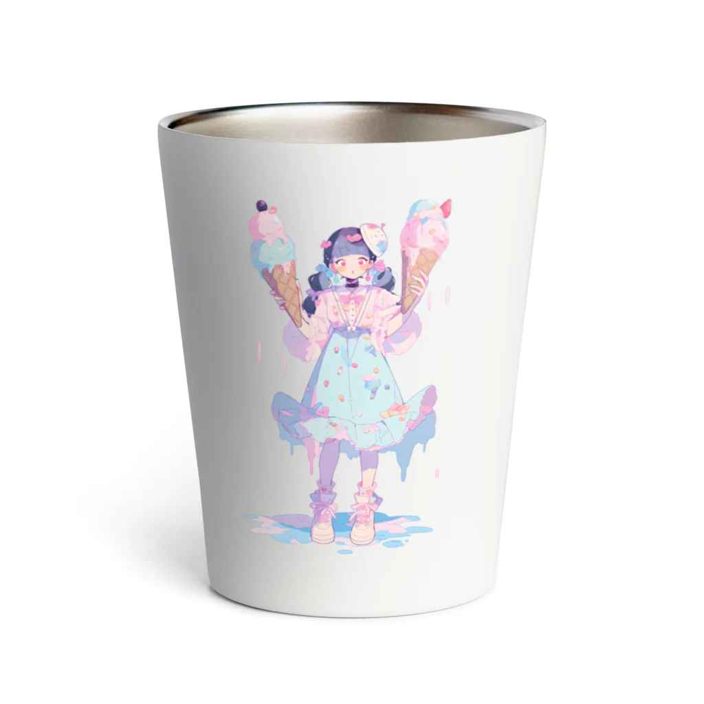 ヤバいTシャツ屋しゃんの暑い夏はアイスだ015 Thermo Tumbler