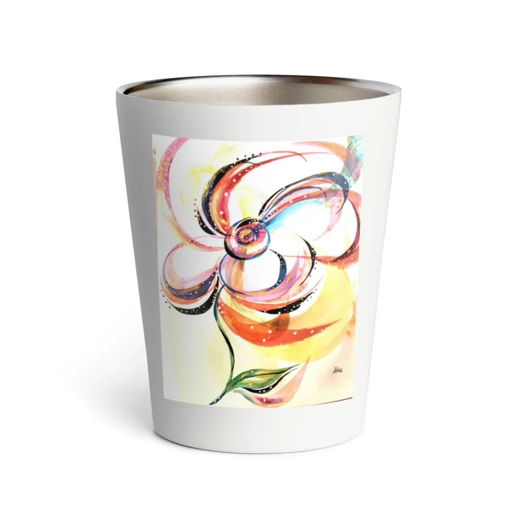 Atelier-Hironの光の花　愛　愛 Thermo Tumbler