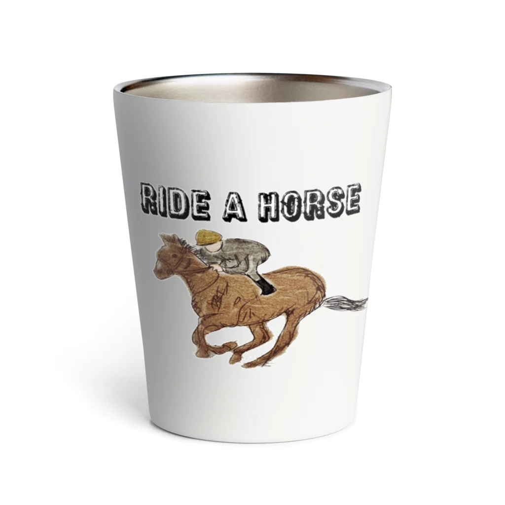 ko-jのride a horse Thermo Tumbler