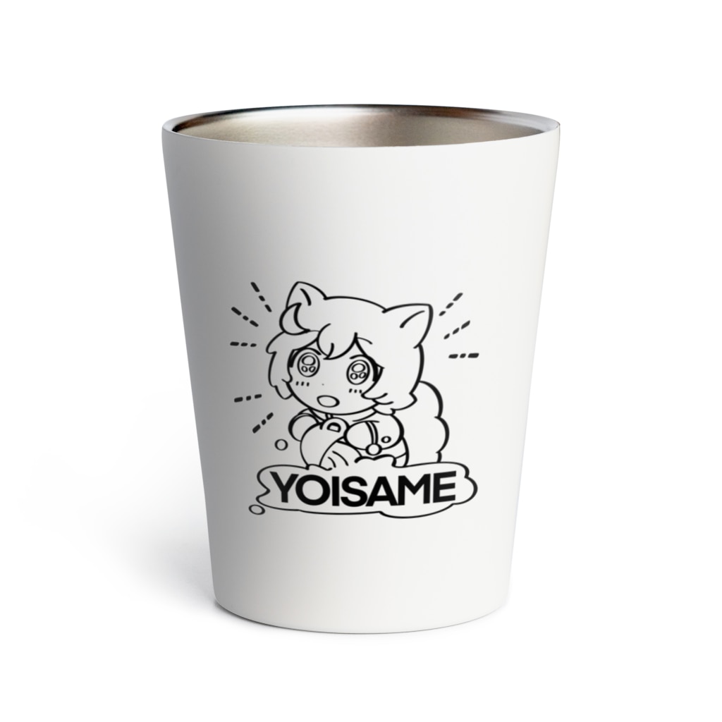 せいむ｜THESAME_fpsのYOISAMEタンブラー(ネク/ブラック ver.) Thermo Tumbler