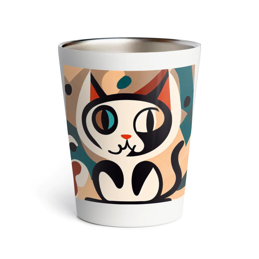 T2 Mysterious Painter's ShopのMysterious Cat Thermo Tumbler