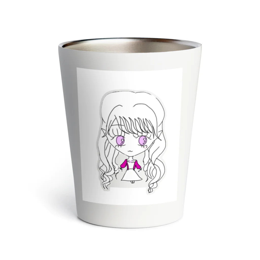 妖怪 水姫城-Yokai.Mizukijyo-ฅ^ơωơ^ฅ♡のねこひめちゃんฅ^ơωơ^ฅ♡ Thermo Tumbler