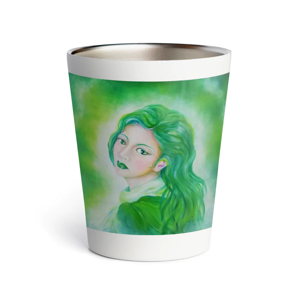 Happy Circusのハッピークラウン12・woman Thermo Tumbler