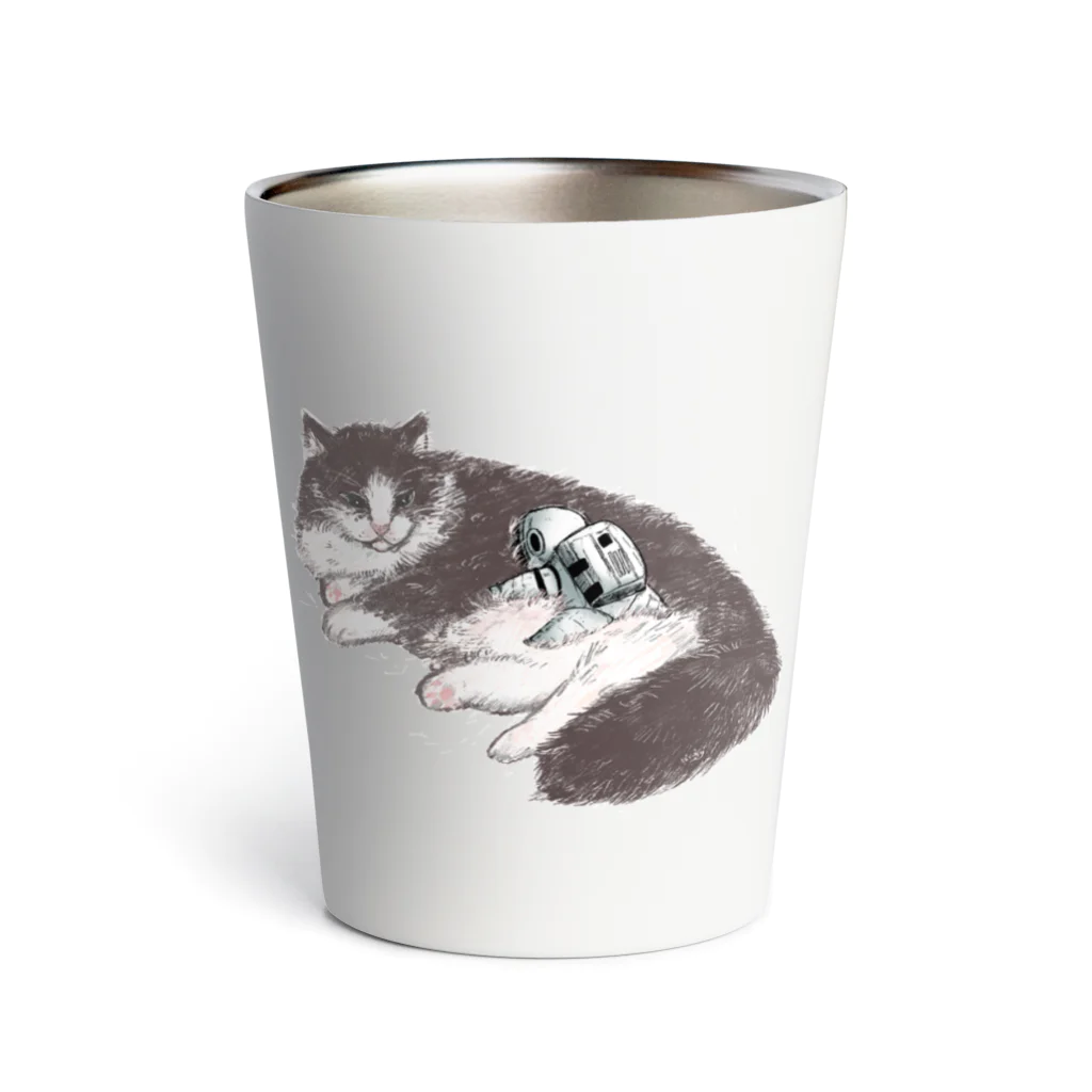 ばろうずのオブジェクト「猫」 Thermo Tumbler