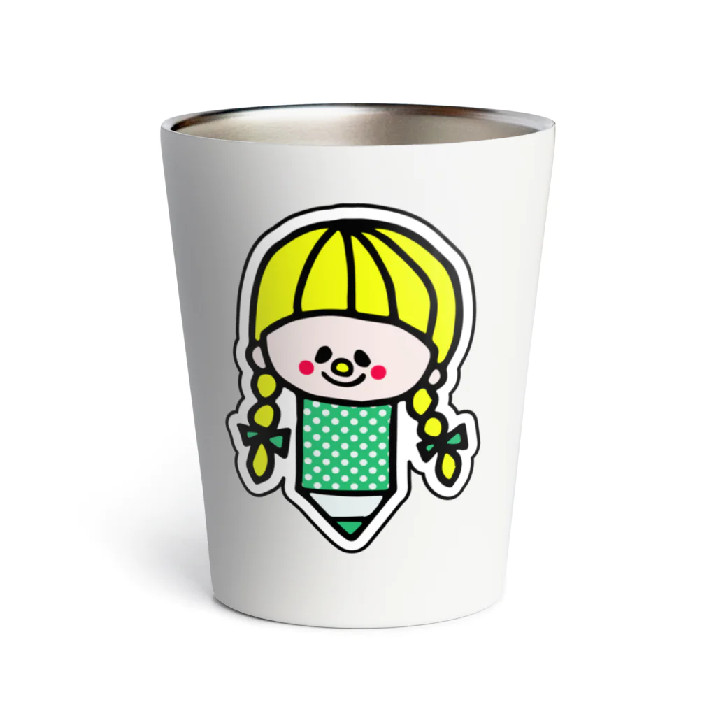 コーミーちゃんのお絵かきコーナーのえんぴつの森コーミーグッズ Thermo Tumbler