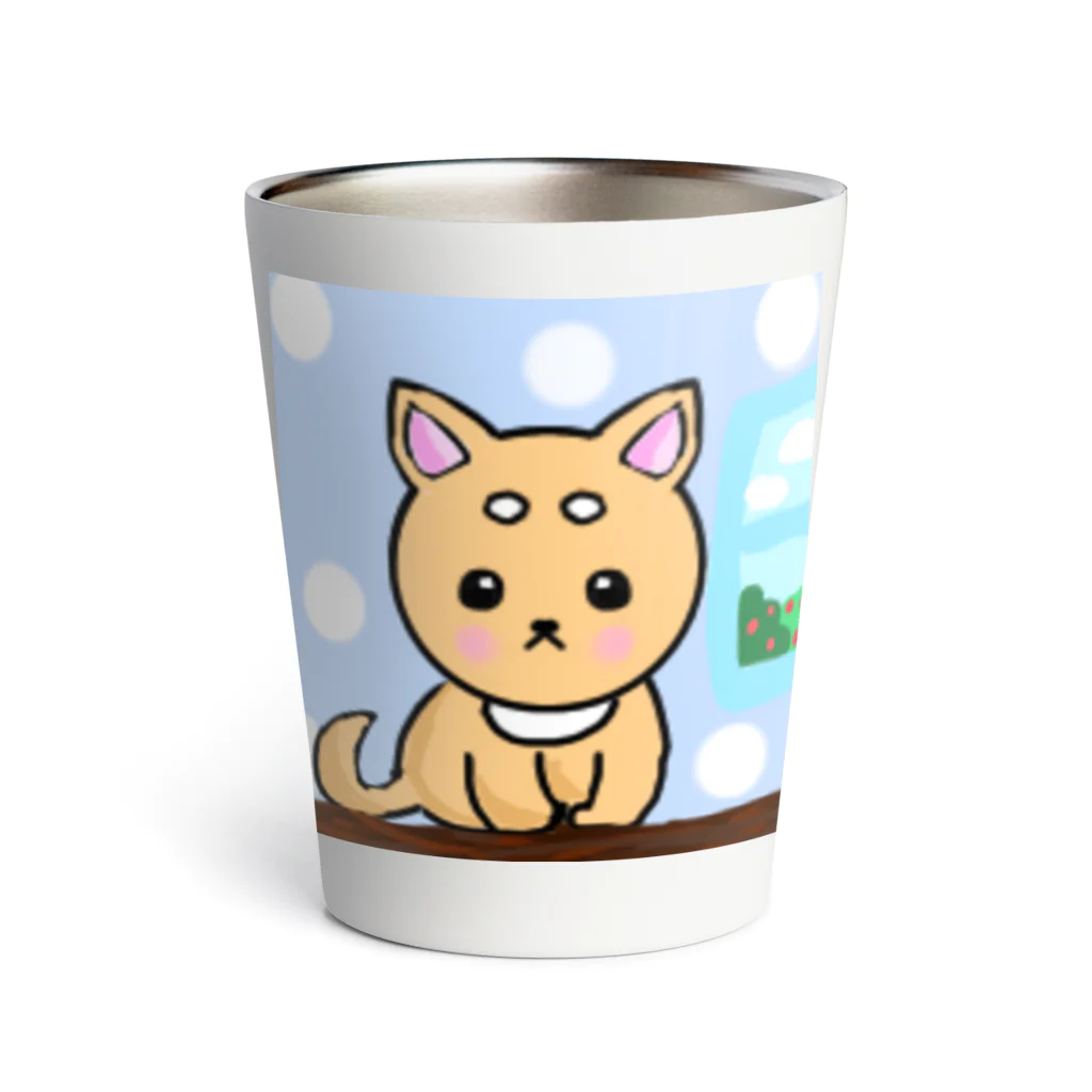 yuimikan930の可愛い小さいわんちゃん Thermo Tumbler