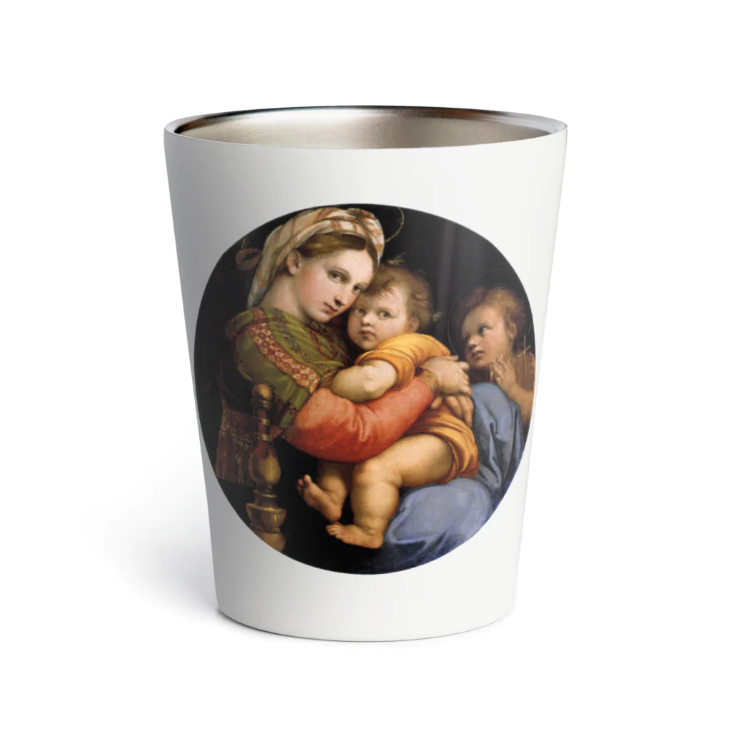 世界美術商店の小椅子の聖母 / Madonna della seggiola Thermo Tumbler