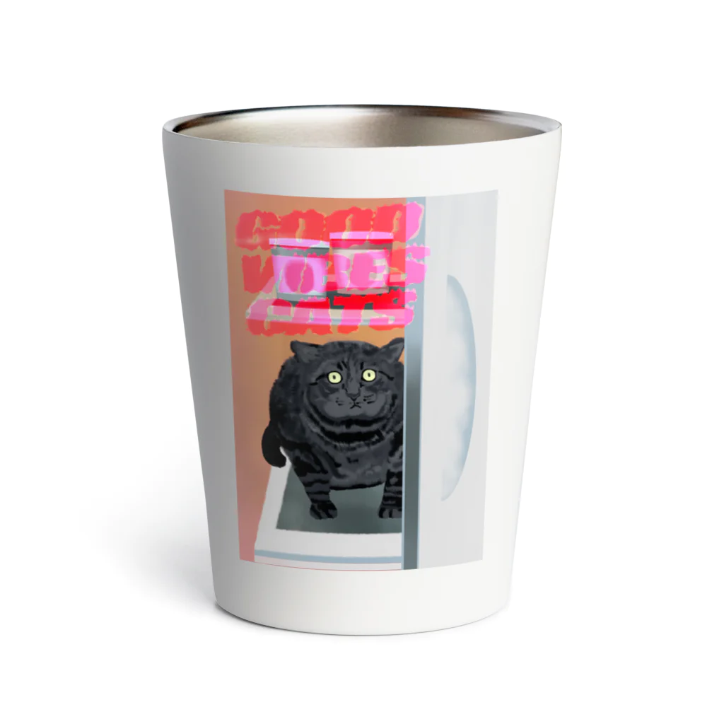 GOOD VIBES CATSのGOOD VIBES CATS refrigerator Thermo Tumbler