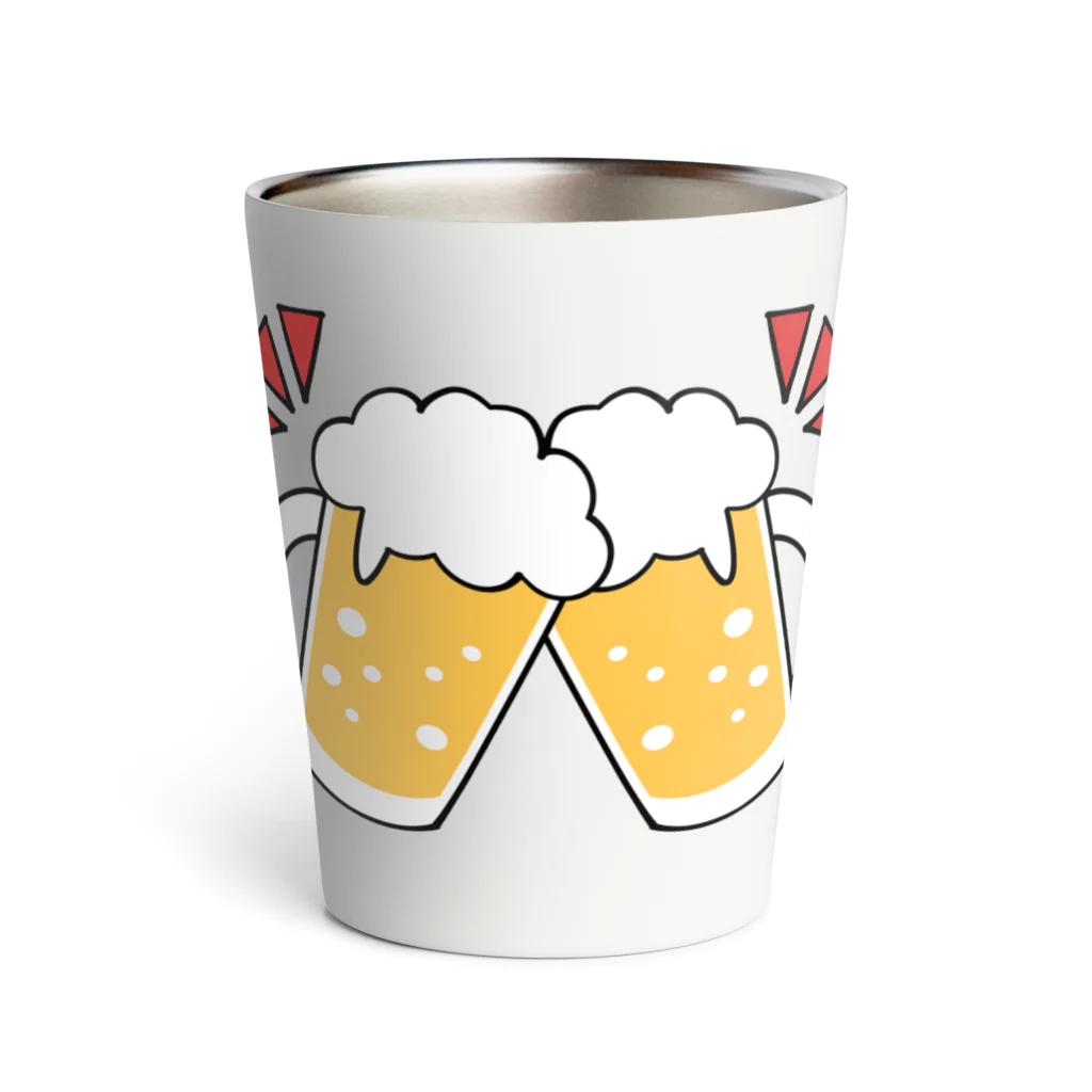 ゆちのへやのビールジョッキで乾杯！イラスト Thermo Tumbler