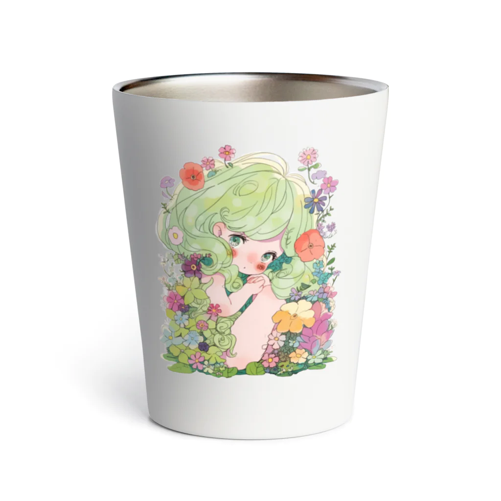 天道虫のGuardian of Flower Hair Thermo Tumbler