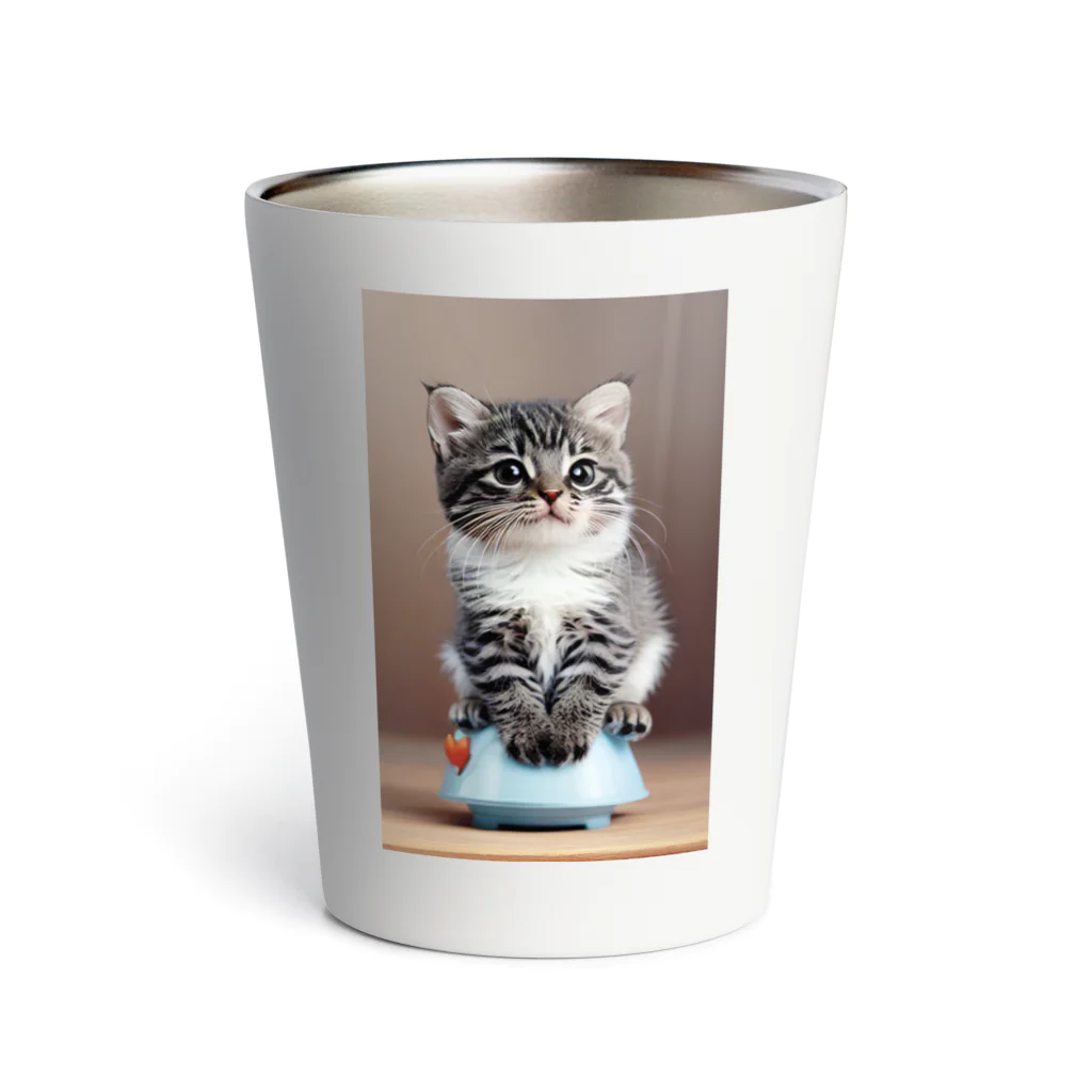 ryuonji87のかわいい猫ちゃん　こゆき Thermo Tumbler