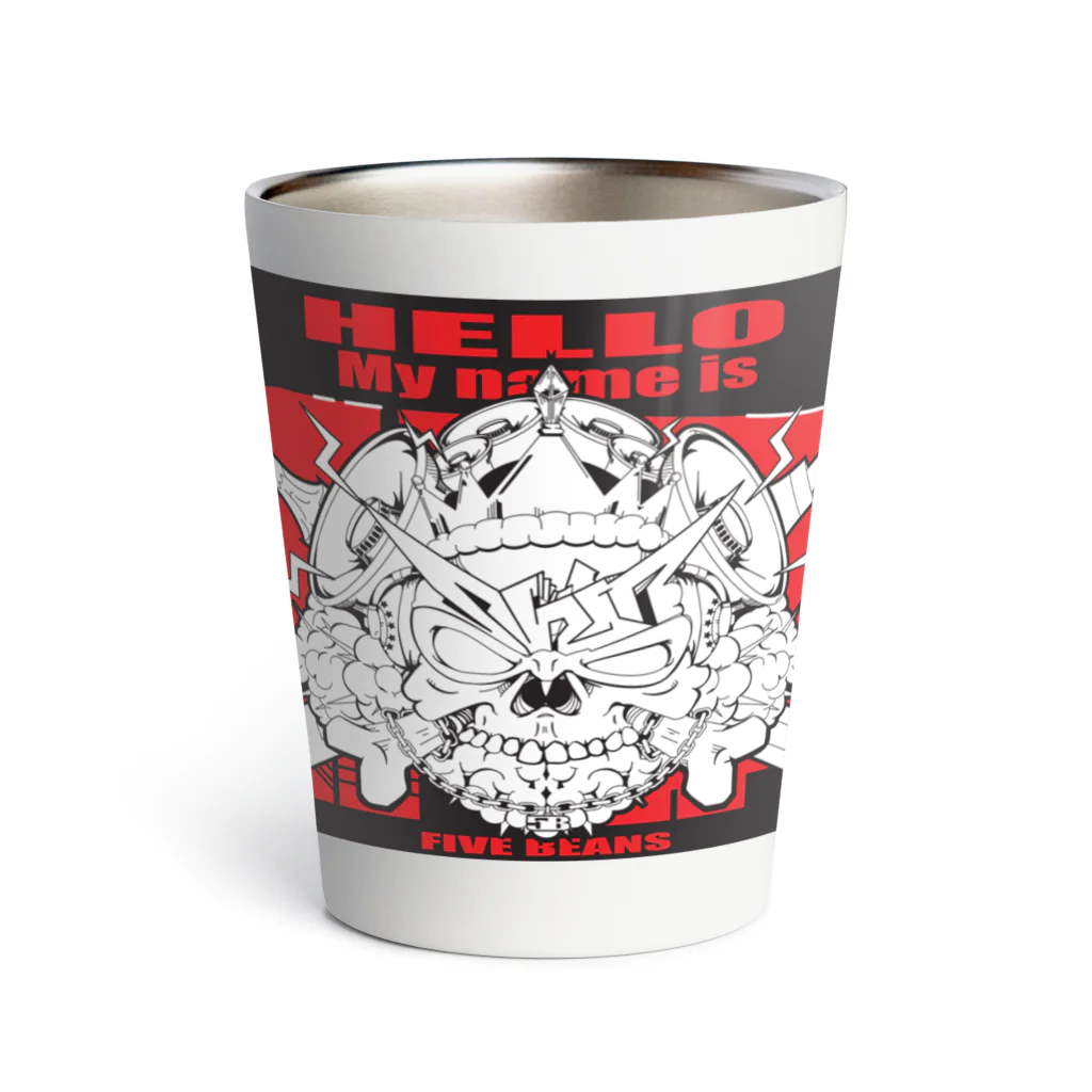 FIVE-BEANSのスカルスピーカー Thermo Tumbler