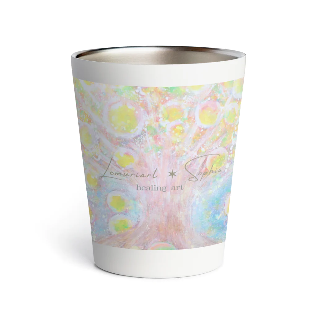 Lemuriart ✶ SophiaのLemuriart✶生命の樹 Thermo Tumbler