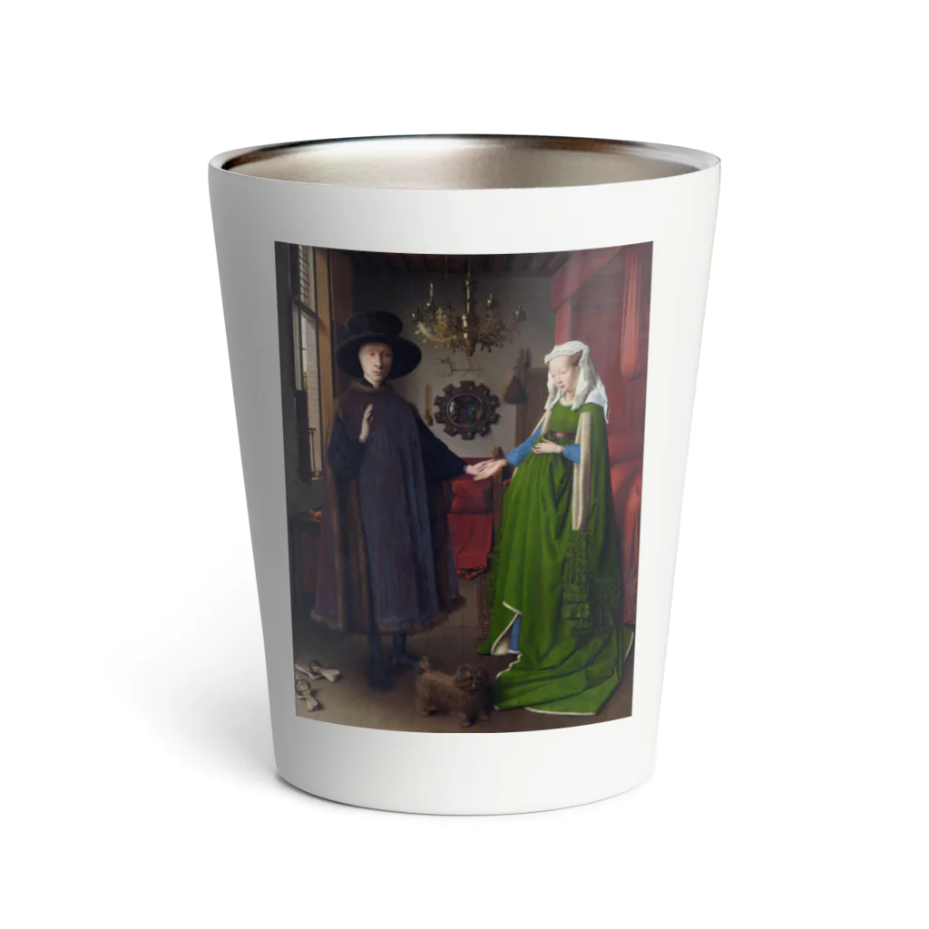 世界美術商店のアルノルフィーニ夫妻像 / The Arnolfini Portrait Thermo Tumbler