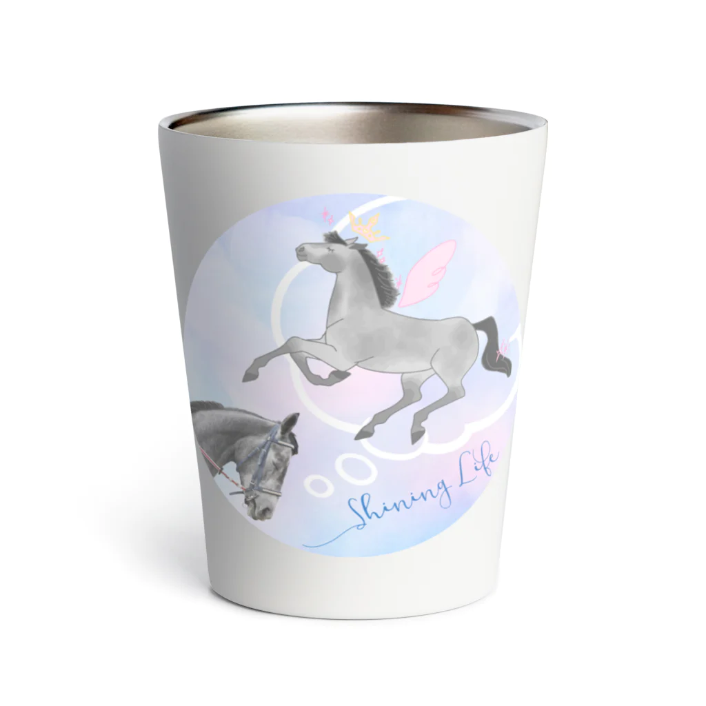 Loveuma. official shopのDreamin' Maihime. by Horse Support Center Thermo Tumbler