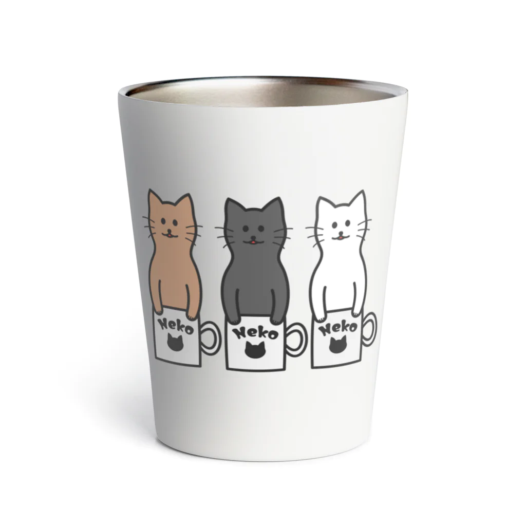 TGTの【猫コップ】 Thermo Tumbler