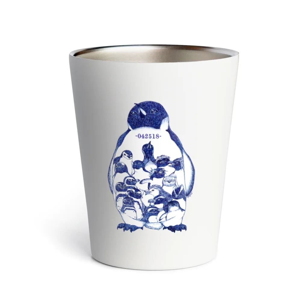 ヤママユ(ヤママユ・ペンギイナ)の-042518-World Penguins Day Thermo Tumbler