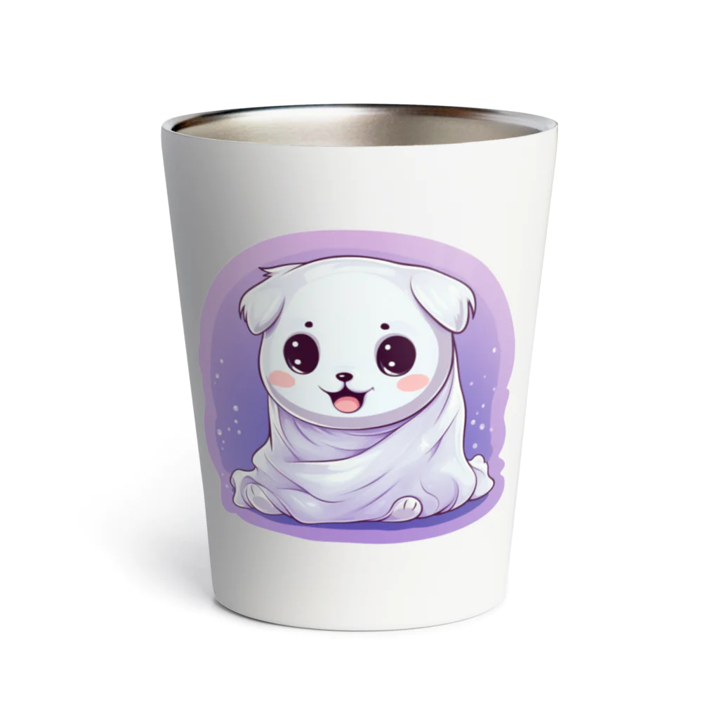 Vasetti_pressのオバケ子犬 Thermo Tumbler