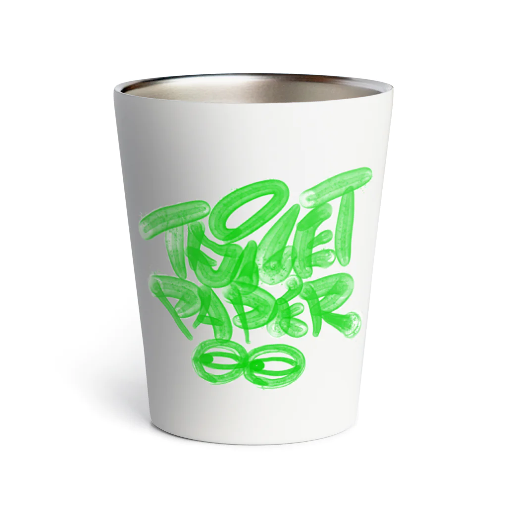 とーる 🇯🇵akabeco/animals/graffitiのToilet Paper Thermo Tumbler