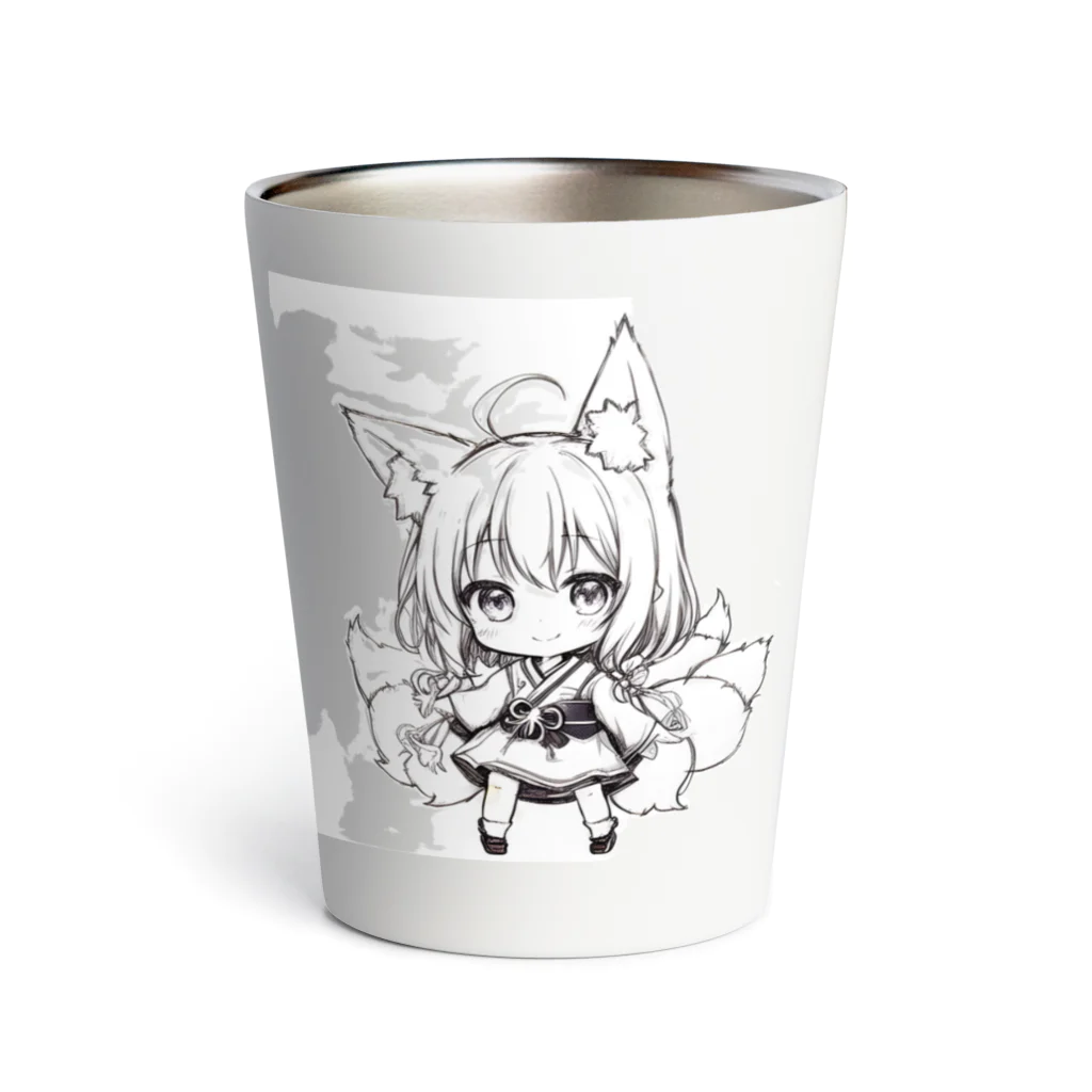 KAZAHANAのきつねっ娘ふぅちゃん - 習作編 - Thermo Tumbler