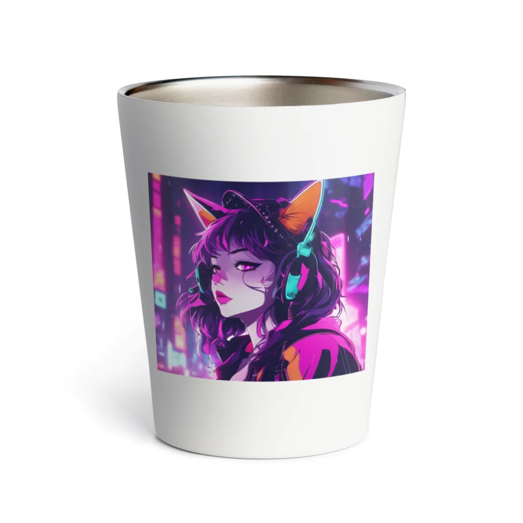 パンクビビッド•ピエロ団のパンクビビッド・ピエロキャット kAsumI Thermo Tumbler