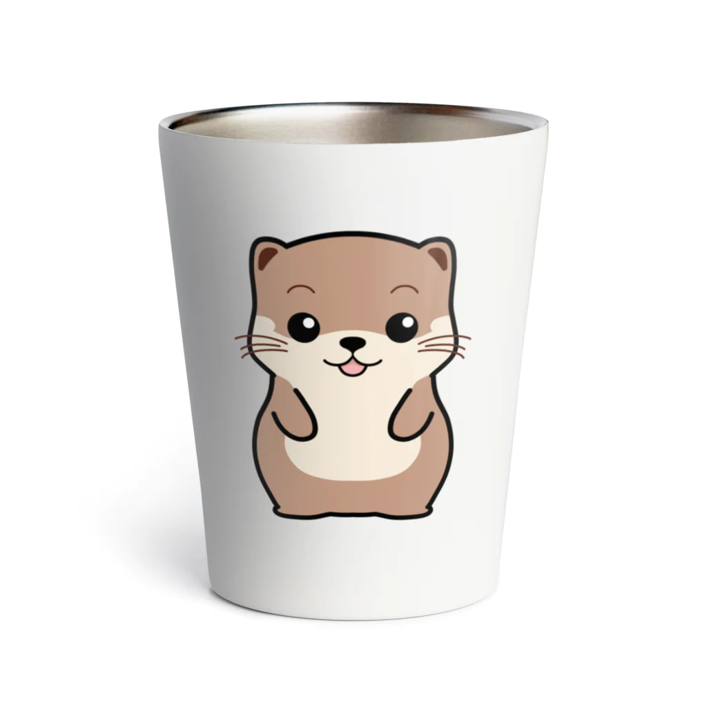 Ponjuのキュートなカワウソ2 Thermo Tumbler