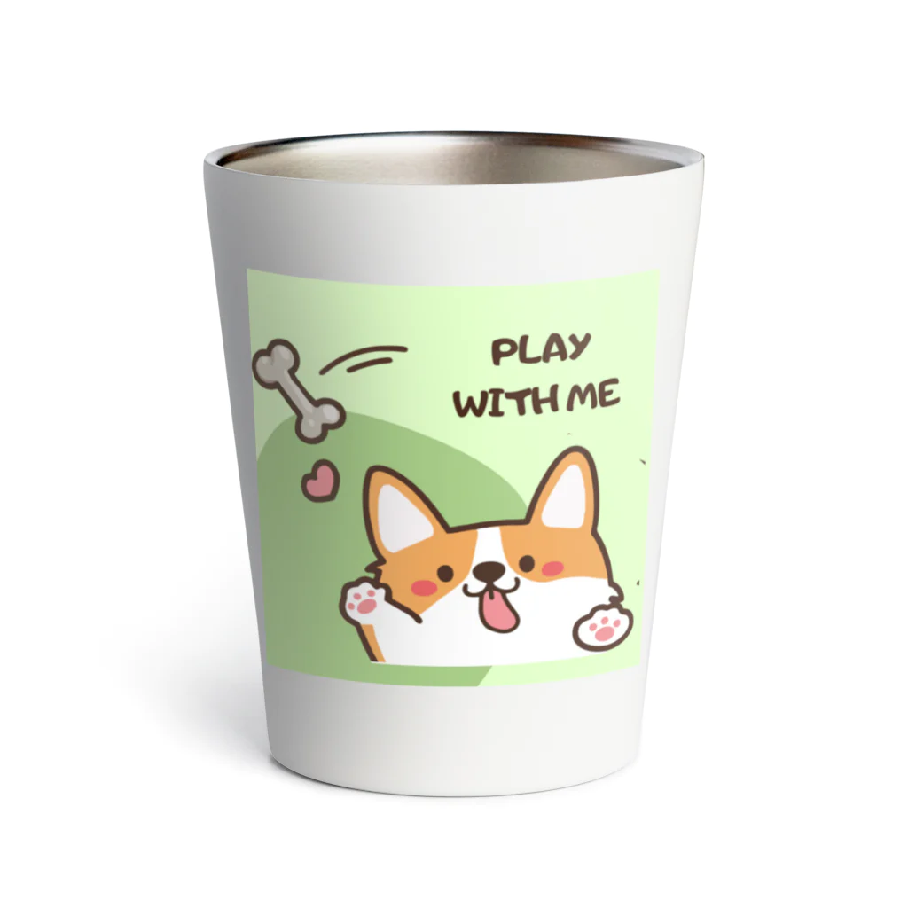 ロイ@イラストレーターHEXANFT販売美麗イラスト描きますのPLAY WITH ME Thermo Tumbler