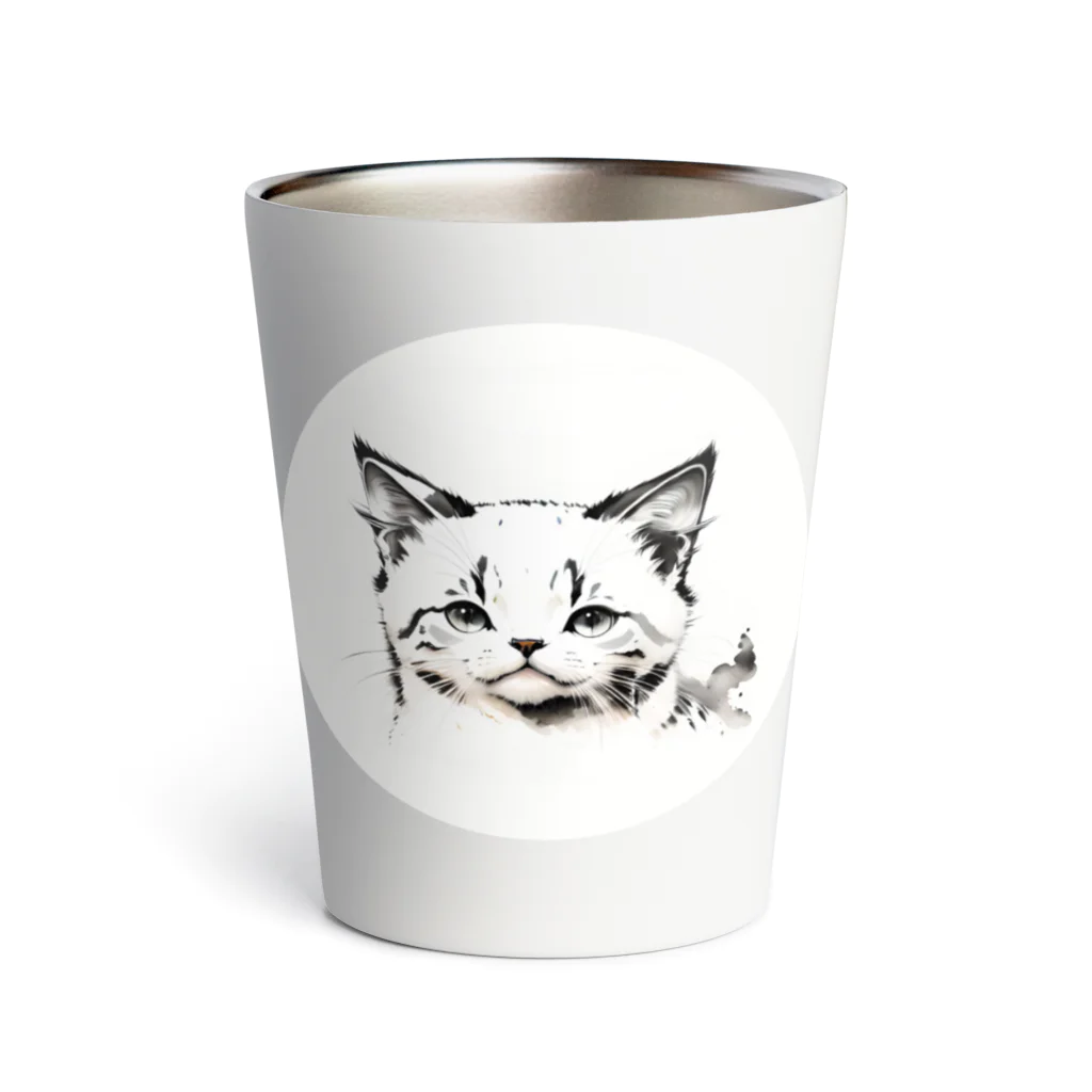 waffle2000のねこさん８ Thermo Tumbler