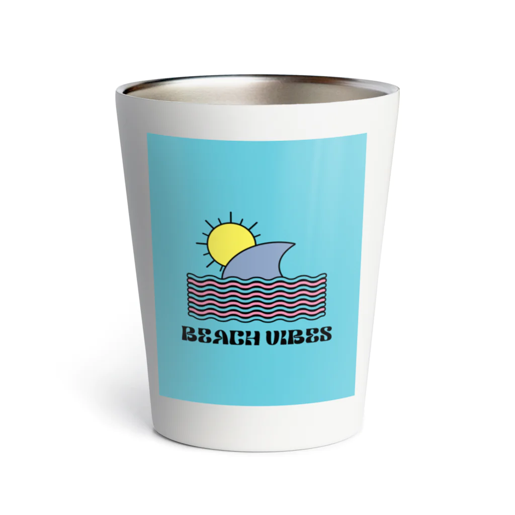 hassy3160のwhite beach vibesデザイン Thermo Tumbler