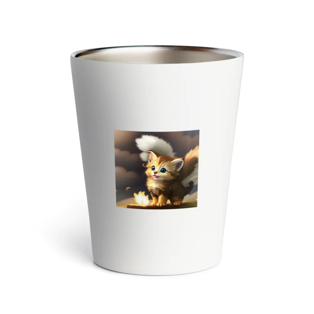 Angel Wingのにゃんこ天使 Thermo Tumbler