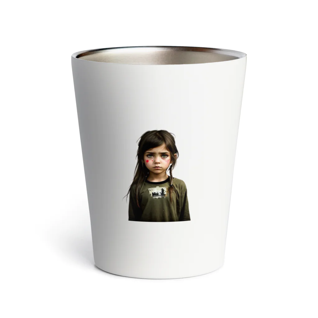 DX-LABB SHOPのウクライナ　少女 Thermo Tumbler