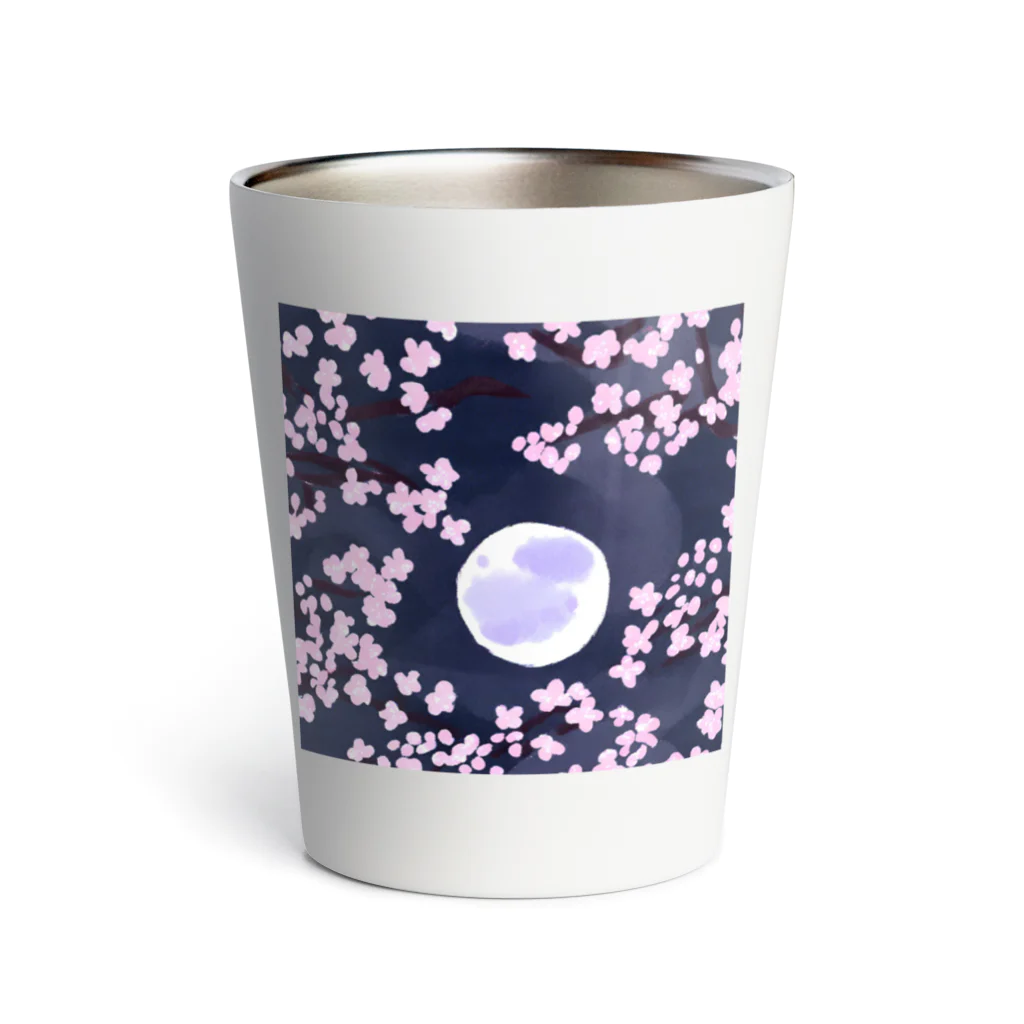 raran06の夜桜 Thermo Tumbler