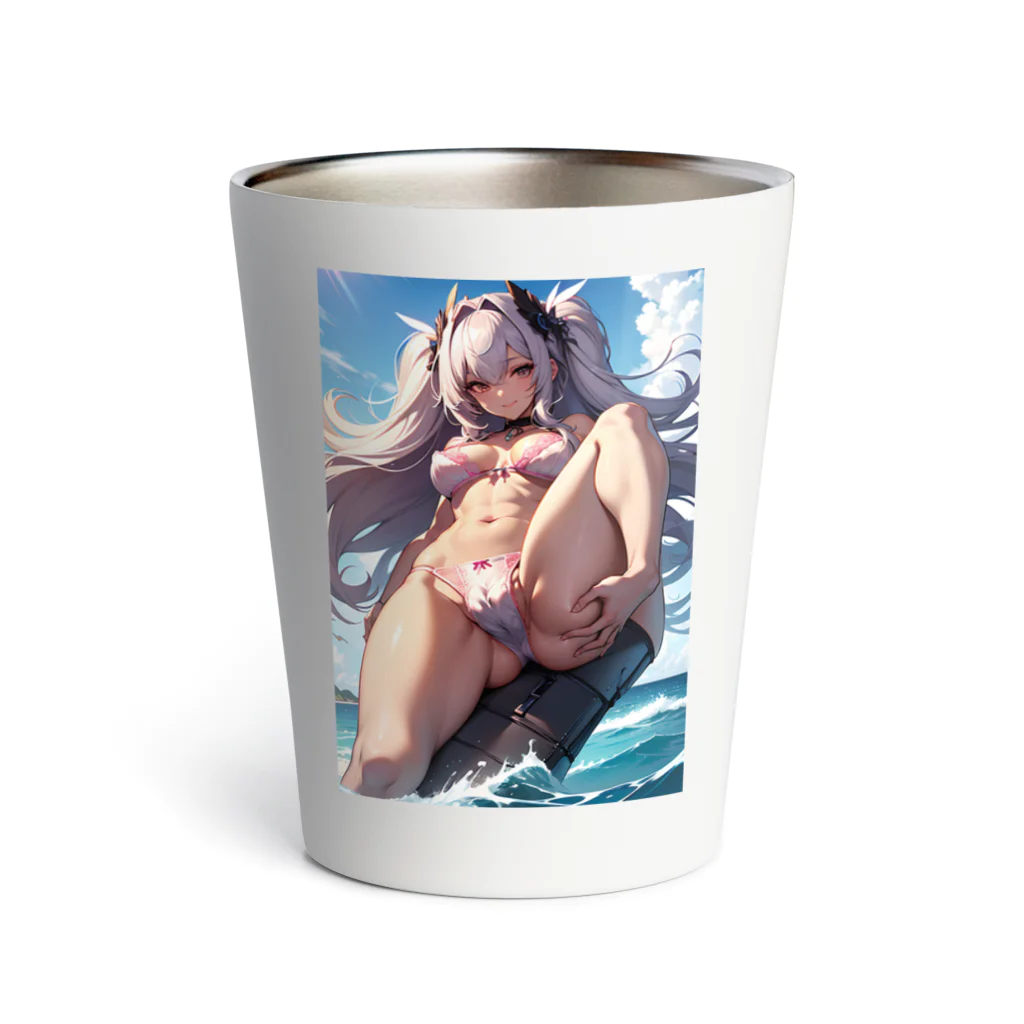 RGセクシーガールのツインテール美少女 Thermo Tumbler