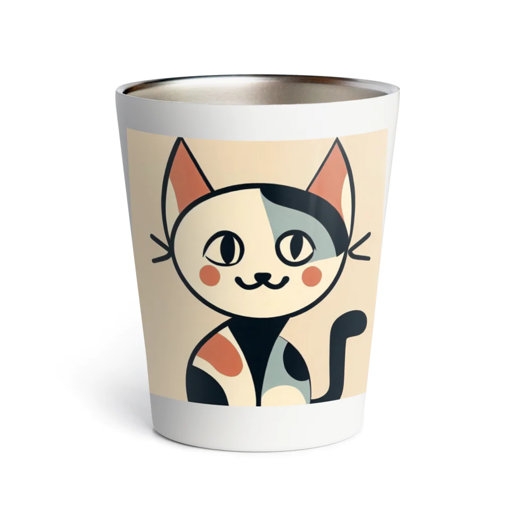 T2 Mysterious Painter's ShopのMysterious Cat Thermo Tumbler