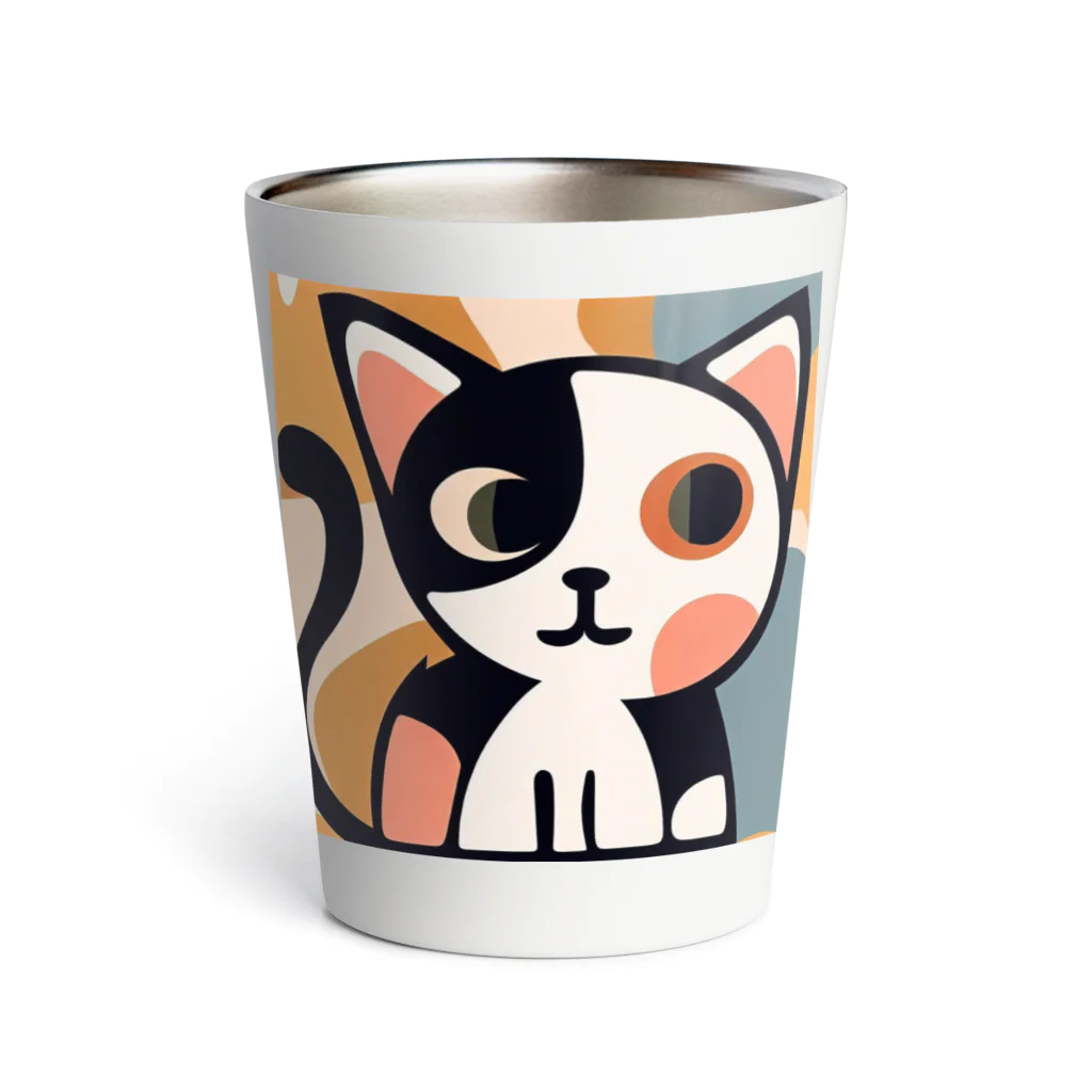 T2 Mysterious Painter's ShopのMysterious Cat Thermo Tumbler