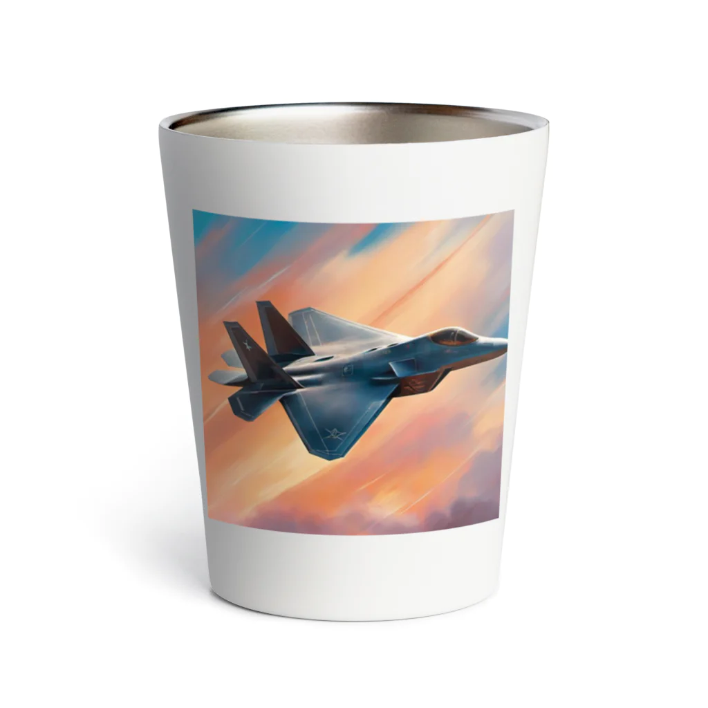 ぽんちょのhikouki Thermo Tumbler