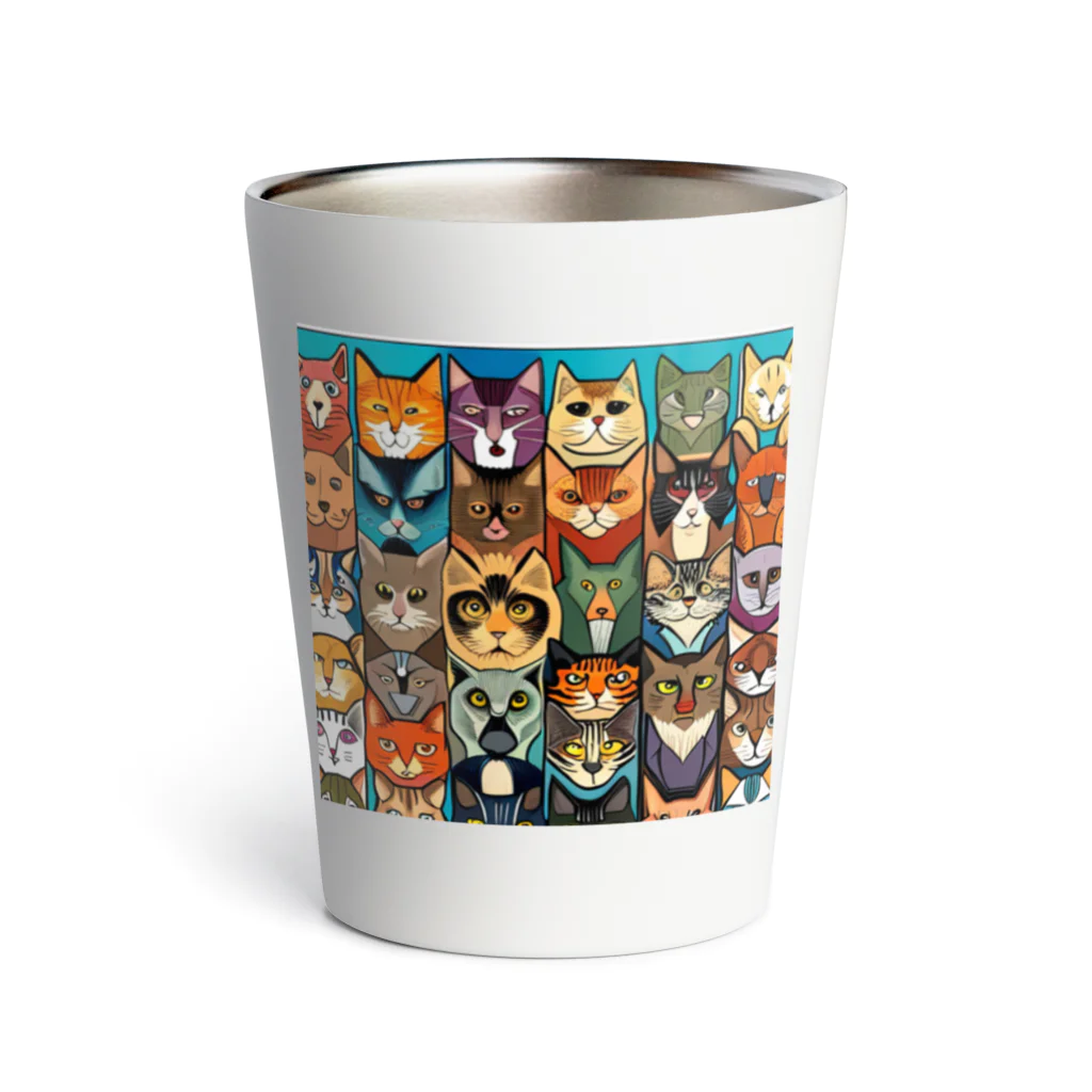 おざわの猫大集合 Thermo Tumbler