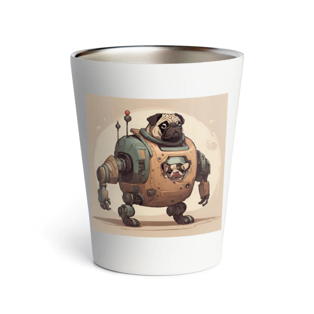 PUGおやじのロボパグ出動 Thermo Tumbler