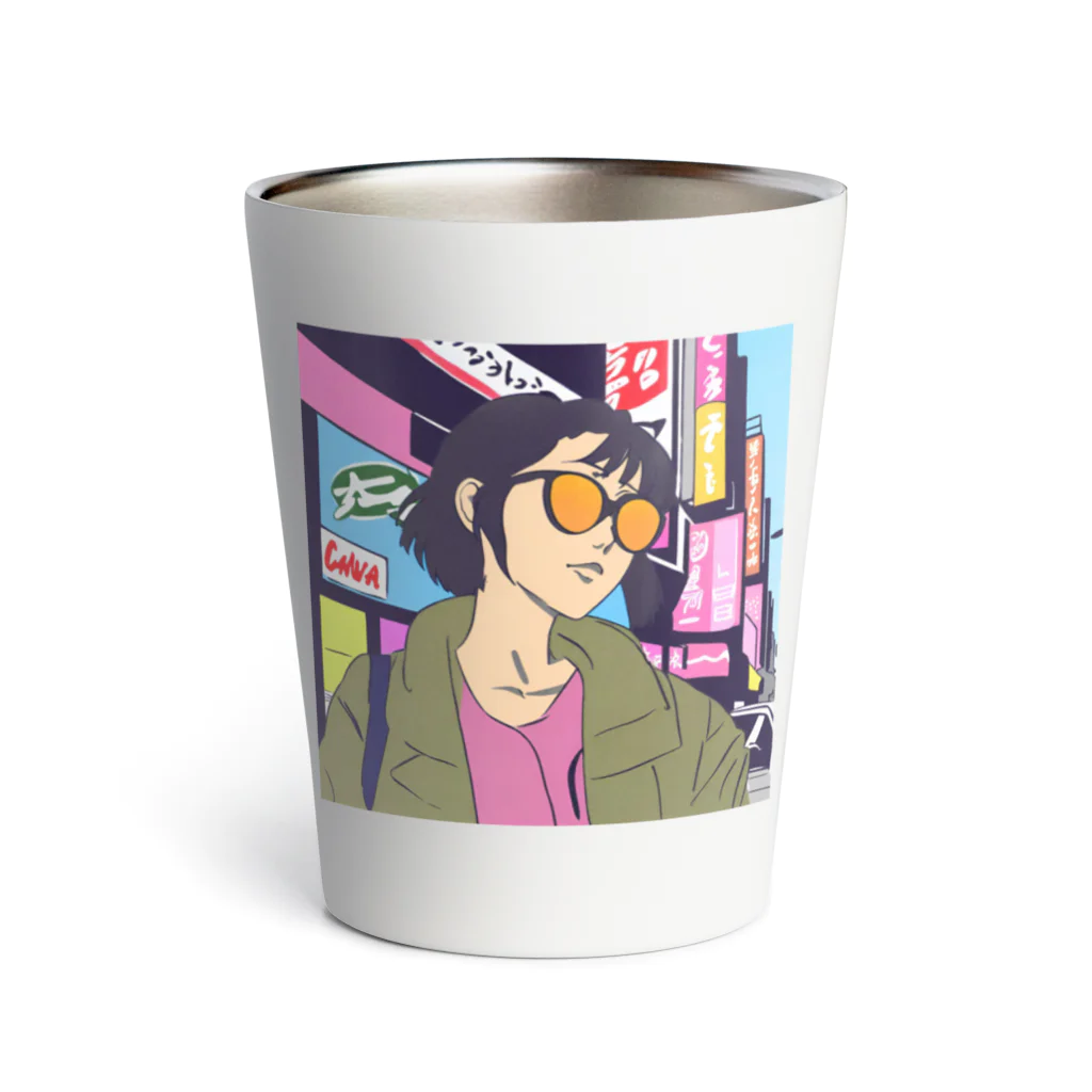 sunglass girlのsunglass girl 街編 Thermo Tumbler