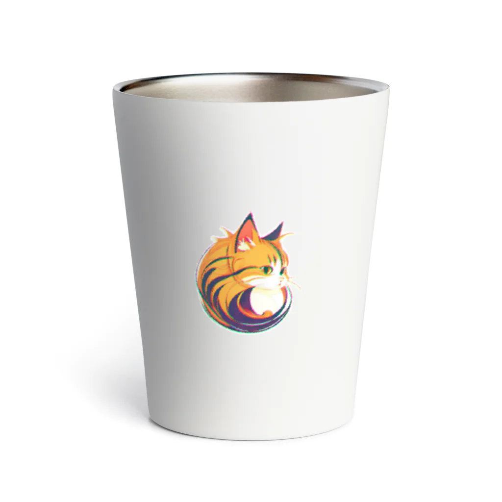 えんがわ🐟のノイズねこ Thermo Tumbler