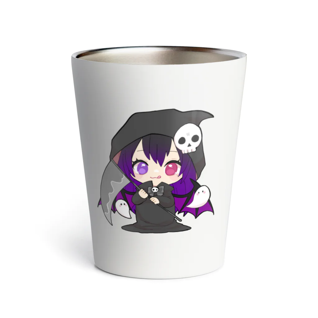 悪魔たぬきの黒娘の販売店！の死神 黒娘♡ Thermo Tumbler