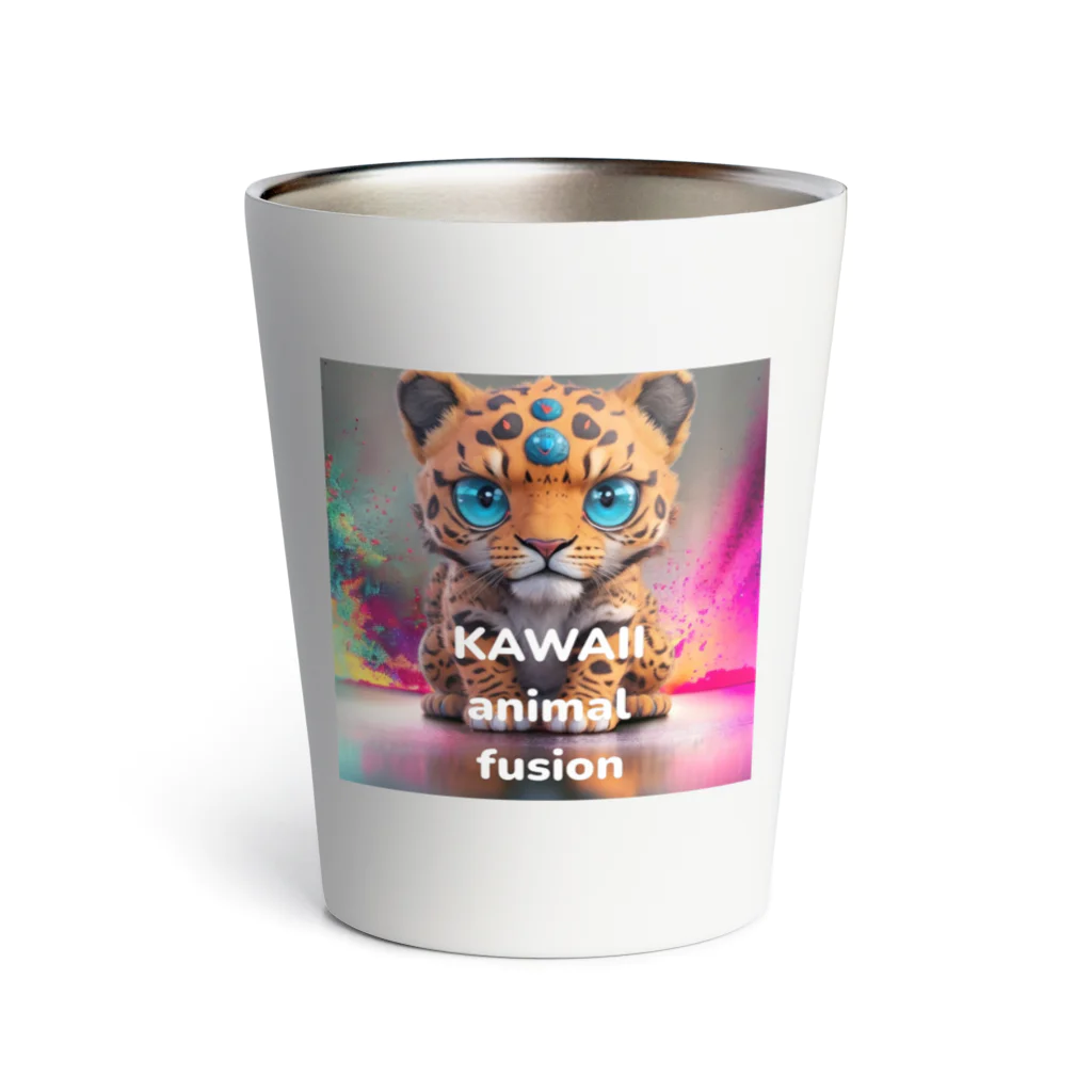 かわいい❤️SWAGGY ANIMALS🐼🐵🐯🐱🐻のKAWAII ANIMAL FUSION Thermo Tumbler