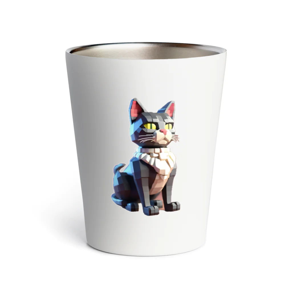 どどめの3D猫 Thermo Tumbler