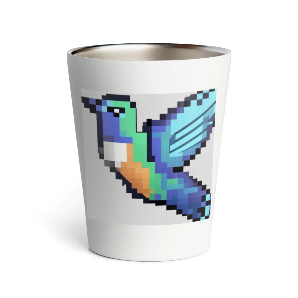 hamusutaroのハチドリピクセルアート Thermo Tumbler