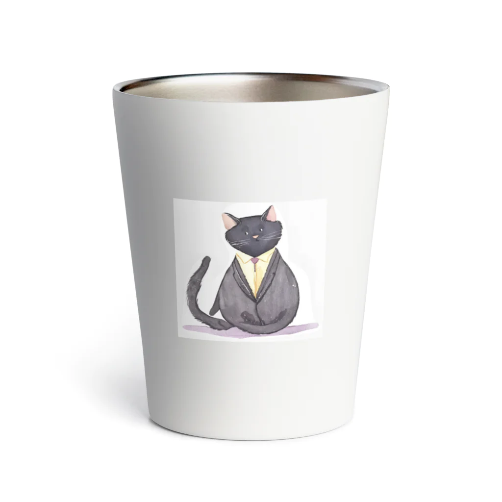 kgymのスーツ猫 Thermo Tumbler