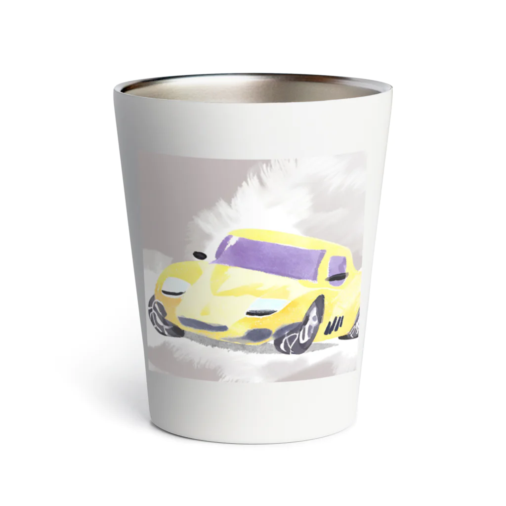 katapiiiの人気！水彩画風スポーツカー Thermo Tumbler